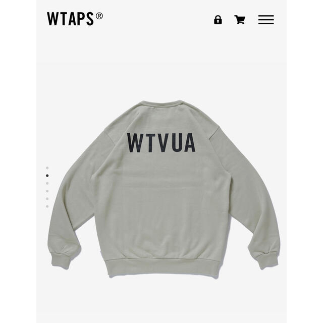 W)taps(ダブルタップス)のWTAPS 21FW WTVUA SWEAT BLACK XXLサイズ メンズのトップス(スウェット)の商品写真