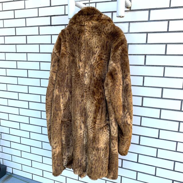 Needles(ニードルス)のneedles レオパードフェイクファー　P-COAT メンズのジャケット/アウター(ピーコート)の商品写真