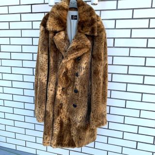 ニードルス(Needles)のneedles レオパードフェイクファー　P-COAT(ピーコート)