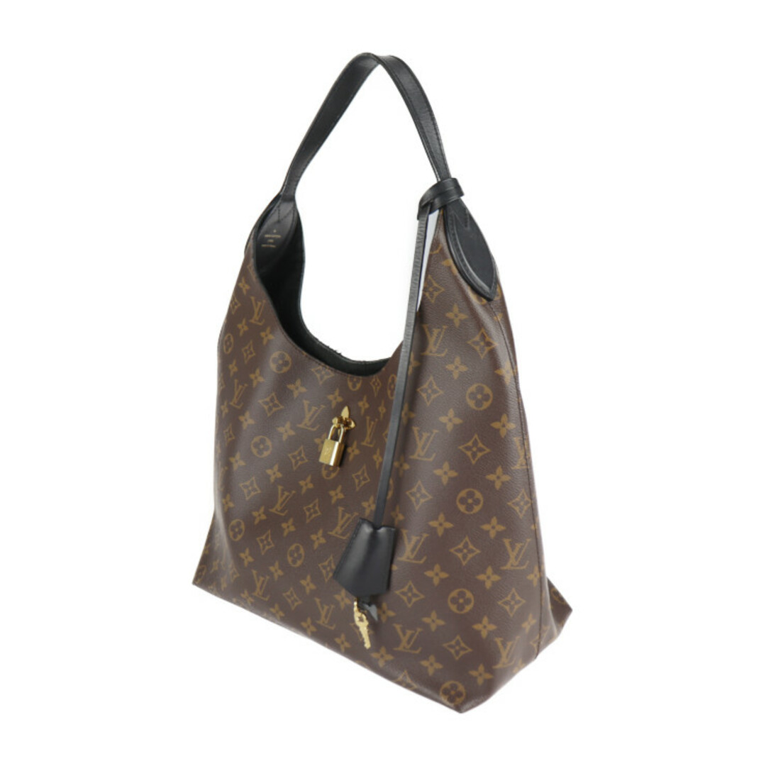 LOUIS VUITTON ルイ ヴィトン  フラワー ホーボー ショルダーバッグ M43545 モノグラムキャンバス レザー  ブラウン   セミショルダー ワンショルダーバッグ トートバッグ ビトン 【本物保証】