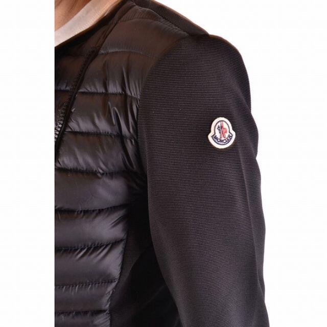 MONCLER(モンクレール)のサイズL■モンクレール■新品■ライダース型 異素材切替ライトダウン■レディース レディースのジャケット/アウター(ダウンジャケット)の商品写真