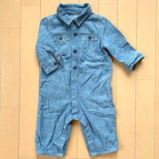 ベビーギャップ(babyGAP)のデニムカバーオール　70㎝ 【BabyGAP】(カバーオール)