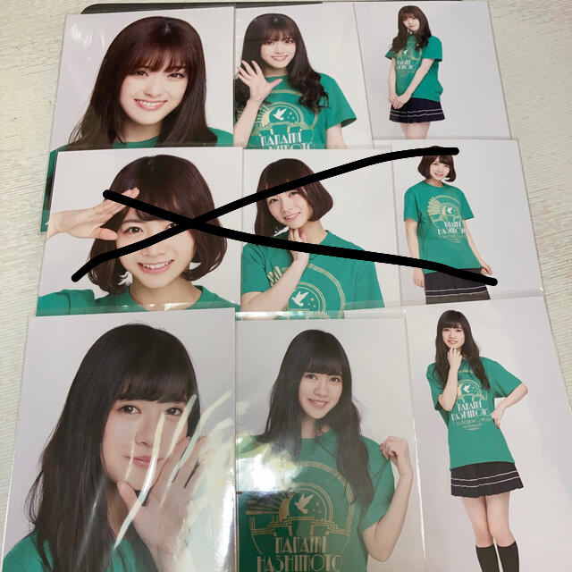 乃木坂46(ノギザカフォーティーシックス)の乃木坂46 生写真　5thバスラtシャツ　松村沙友理　寺田蘭世 エンタメ/ホビーのタレントグッズ(アイドルグッズ)の商品写真