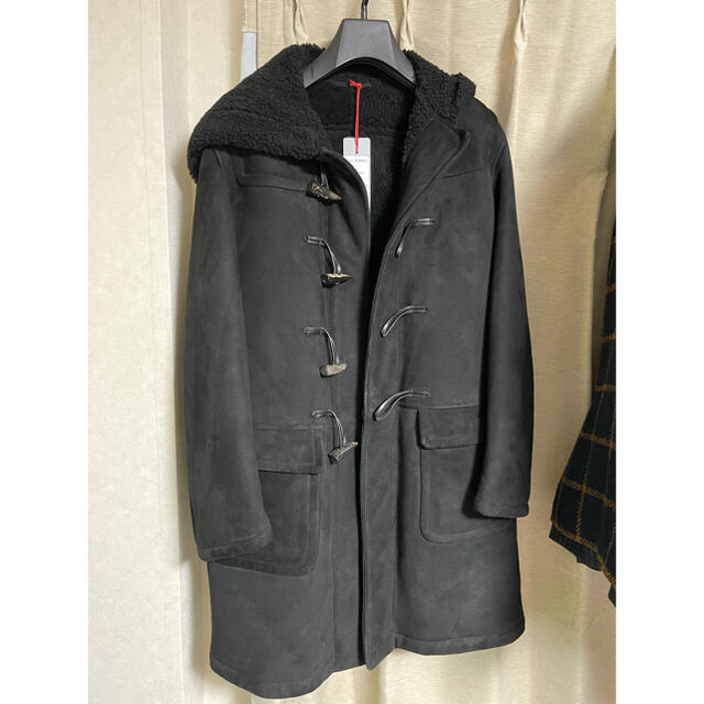 新品 20aw 定価371800円 SILENCE ムートンダッフルコート 44