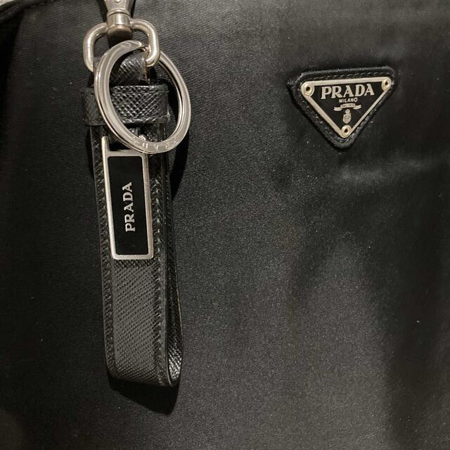 PRADA(プラダ)のPRADA プラダ　ナイロントートバッグ　ブラック　黒　キーホルダー付き メンズのバッグ(トートバッグ)の商品写真