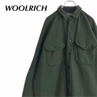 ウールリッチ(WOOLRICH)のウールリッチ WOOLRICH ウールシャツ ジャケット ブルゾン グリーン緑(ブルゾン)