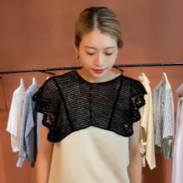 6(ROKU)付け襟KAGIBARI BIB COLLAR/つけえり | フリマアプリ ラクマ