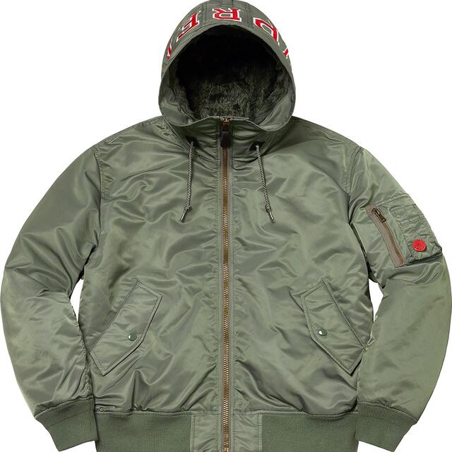 Supreme Hooded MA-1 シュプリーム size M 1