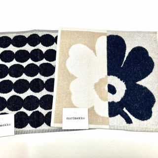 マリメッコ(marimekko)のマリメッコ　タオルハンカチ2枚セット(タオル)