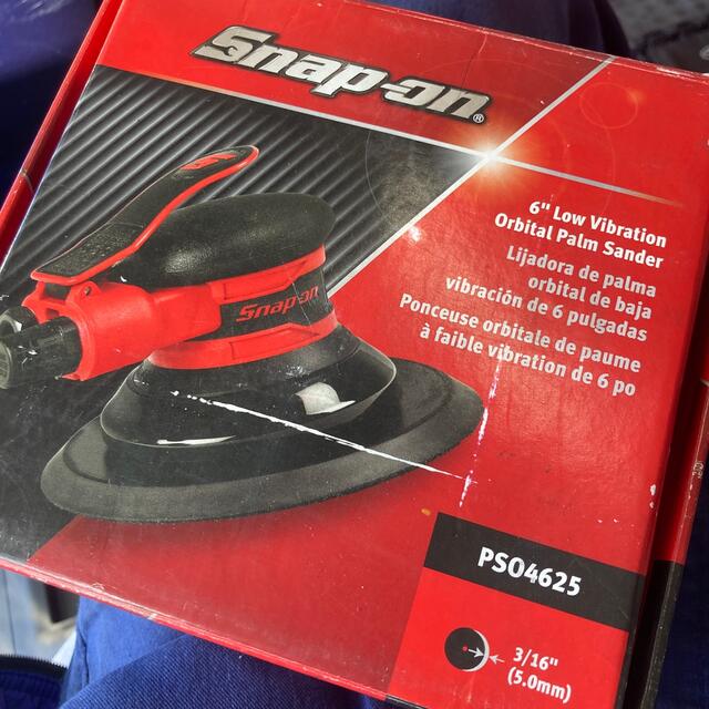 シンプルでおしゃれ スナップオン Snap-on 低振動 オービタル サンダー