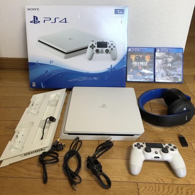 PlayStation4 1TB ホワイト 付属品付き