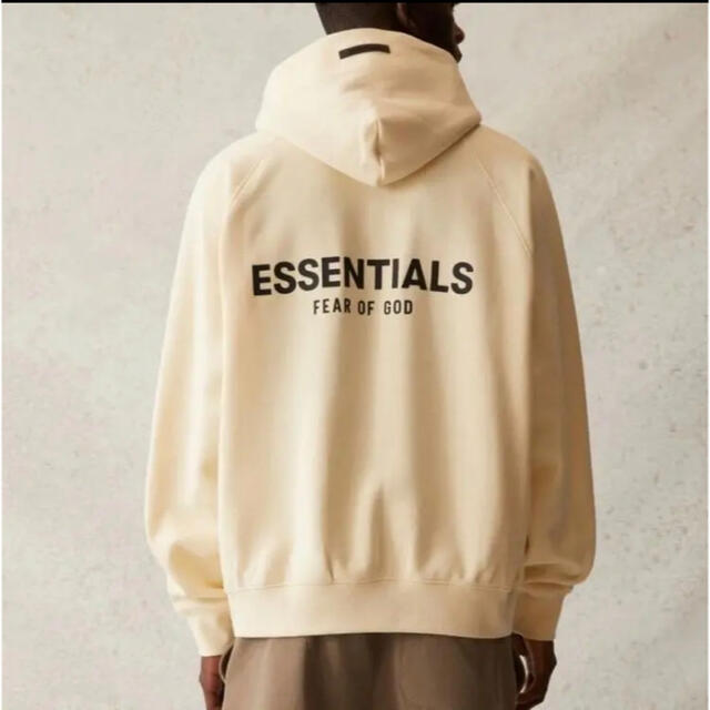 FEAR OF GOD - ESSENTIALS 21ss パーカー L クリームの通販 by ...