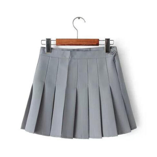 [新品]ピンク💗XS ミニスカート　パンツ付き　プリーツスカート 韓国 レディースのスカート(ミニスカート)の商品写真