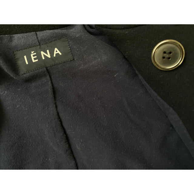 IENA(イエナ)のイエナ　pコート　ウール　ネイビー　 レディースのジャケット/アウター(ピーコート)の商品写真