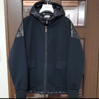 モンクレール(MONCLER)のレア　MONCLER　マグリアダウンジャケット　黒　ユニセックス　オーバーサイズ(ダウンジャケット)