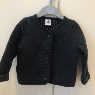 プチバトー(PETIT BATEAU)のプチバトー　カーディガン　81センチ(カーディガン/ボレロ)