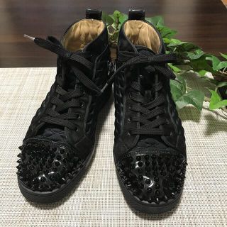 クリスチャンルブタン(Christian Louboutin)のChristian louboutin ルブタン スニーカー ブラック メンズ(スニーカー)