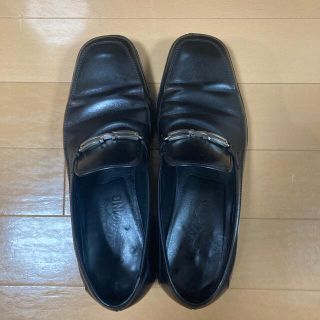 フェラガモ(Ferragamo)のフェラガモ　25cmEE 7 メンズ　レザーシューズ　黒(ドレス/ビジネス)