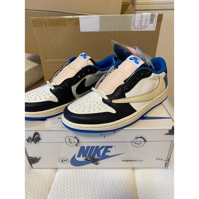 NIKE travis Scott fragment スニーカー　トラフグロー