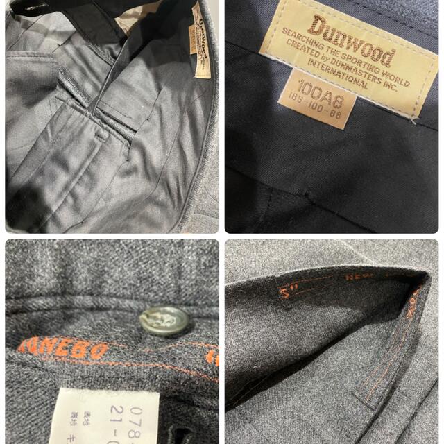 極美品　1回　定価15万 Dunwood ダンウッド ウール　秋冬　スーツ　グレ 8