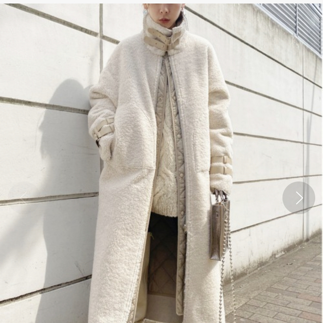 美品アメリ3WAY ECO MOUTON COAT