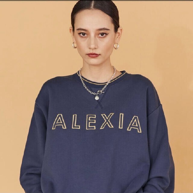 ALEXIA STAMロゴスウェット