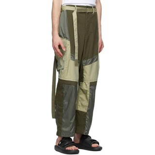 サカイ(sacai)のSacai サカイ Khaki Cotton Blend Cargo Pants(ワークパンツ/カーゴパンツ)