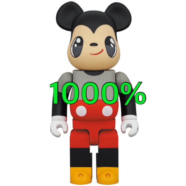 MEDICOM TOY(メディコムトイ)のBE@RBRICK JavierCalleja MICKEYMOUSE1000% エンタメ/ホビーのおもちゃ/ぬいぐるみ(キャラクターグッズ)の商品写真