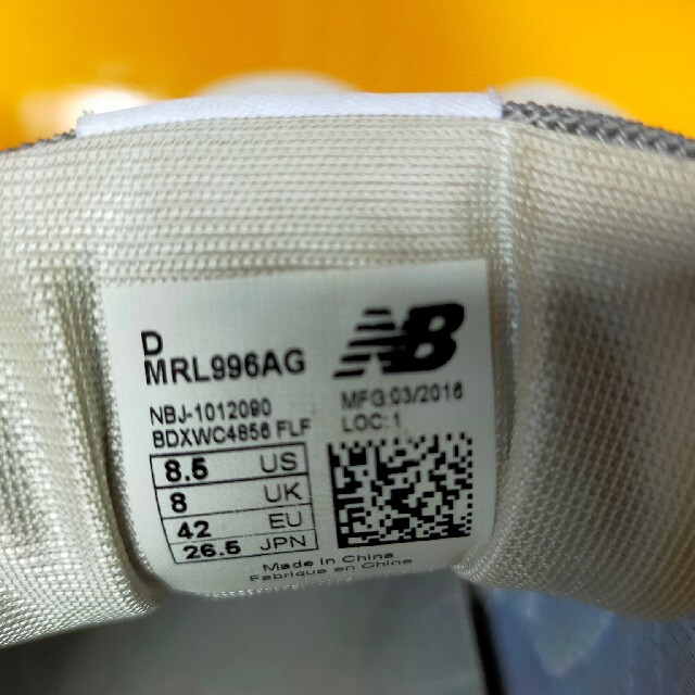 New Balance(ニューバランス)のNew Balance　996 スニーカー メンズの靴/シューズ(スニーカー)の商品写真