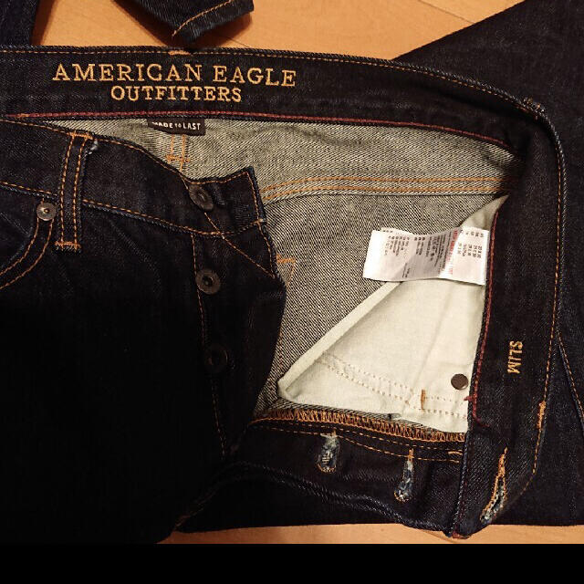 American Eagle(アメリカンイーグル)のアメリカンイーグル スリムデニム　美品　29×30 メンズのパンツ(デニム/ジーンズ)の商品写真