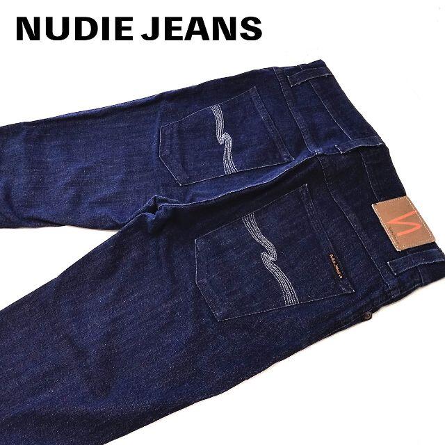 Nudie Jeans(ヌーディジーンズ)のNUDIE JEANS SLIM JIMストレッチデニムパンツW34約84cm メンズのパンツ(デニム/ジーンズ)の商品写真