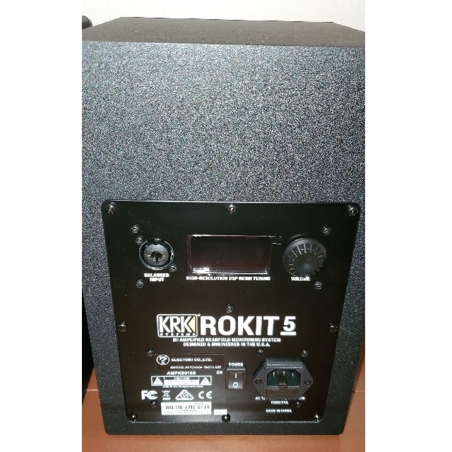 KRK ROKIT5 G4 モニタースピーカー ペア RP5G4 中古美品 楽器のレコーディング/PA機器(スピーカー)の商品写真