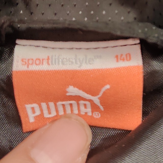 PUMA(プーマ)の美品　プーマ　ベンチコート　ロングコート　140 キッズ/ベビー/マタニティのキッズ服男の子用(90cm~)(コート)の商品写真