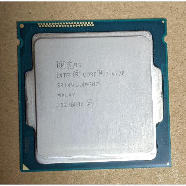 レビュー高評価の商品！ Intel Core 中古 LGA1150 i7-4770 PCパーツ