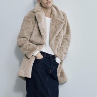 ザラ(ZARA)の2021AW 今期新作 完売商品 ZARA フェイクファーコート(毛皮/ファーコート)