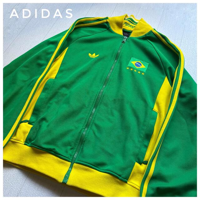 adidas アディダス ブラジルジャージ トラックジャケット トレフォイル | フリマアプリ ラクマ adidas アディダス ブラジルジャージ トラックジャケット トレフォイル | フリマアプリ ラクマ
