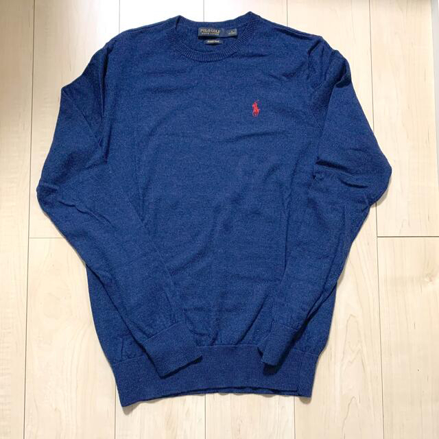 POLO RALPH LAUREN(ポロラルフローレン)の【専用】2点セット/ポロゴルフラルフローレン紺色ニット・ポロベビーズボン レディースのトップス(ニット/セーター)の商品写真