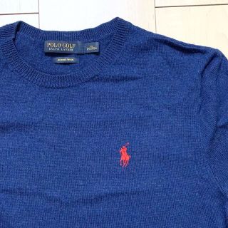 ポロラルフローレン(POLO RALPH LAUREN)の【専用】2点セット/ポロゴルフラルフローレン紺色ニット・ポロベビーズボン(ニット/セーター)