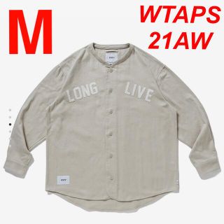 ダブルタップス(W)taps)の新品 M WTAPS LEAGUE LS 21AW BEIGE リーグ シャツ(シャツ)