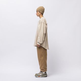 OLIVE DRAB S 21AW WTAPS LEAGUE / LS / CO