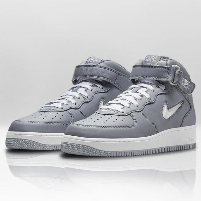 NIKE ナイキ エアフォース1 MID NYC COOL GREY 26.5