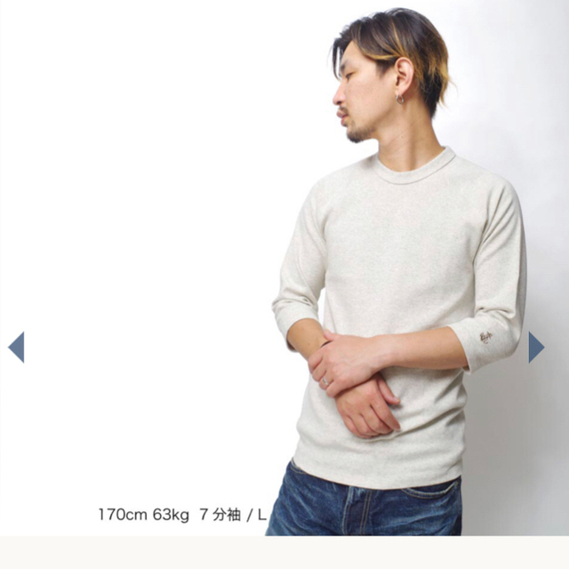 【BLUE PORT】メンズ　7分袖 メンズのトップス(Tシャツ/カットソー(七分/長袖))の商品写真