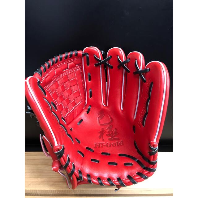 超高級品!ハイゴールド 軟式用グローブ 内野手用 定価18,700円税込 ハイゴールド 一般軟式用 内野用 グラブ グローブ 美品