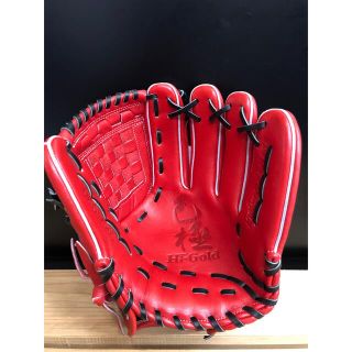 超高級品！ハイゴールド 軟式用グローブ 内野手用 定価18700円税込