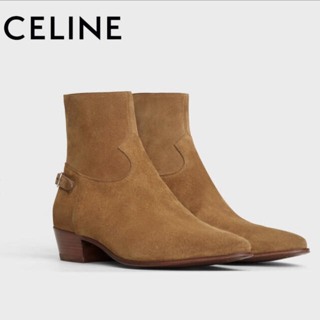 CELINE カマルグ バイカー チェルシーブーツ 19awサイドゴア セリーヌメンズ