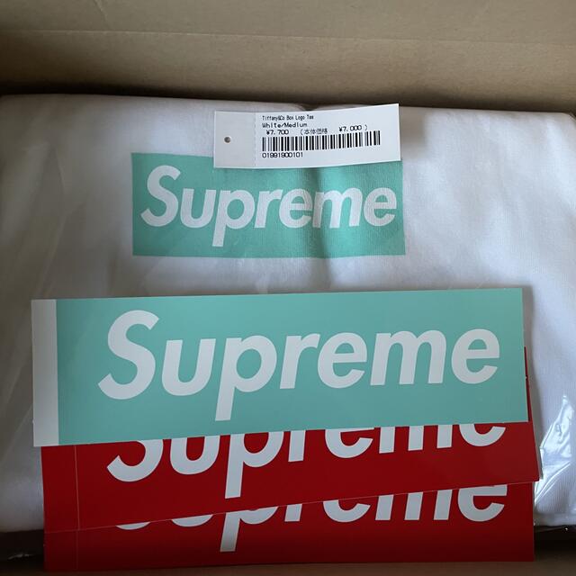 supreme tiffany box logo tee M