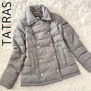 タトラス(TATRAS)の【美品】TATRAS ショート ダウンジャケット ダブルボタン カシミヤ混(ダウンジャケット)