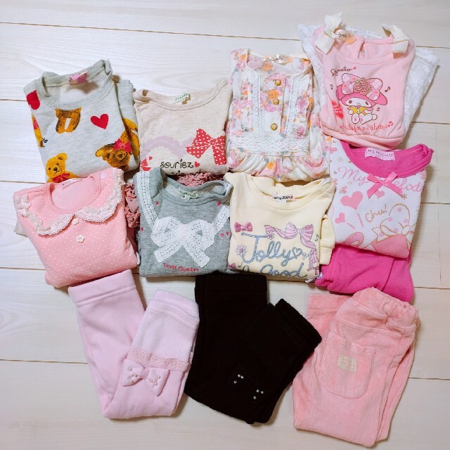 anyFAM(エニィファム)の女の子❁冬服90センチ❁11点まとめ売り キッズ/ベビー/マタニティのキッズ服女の子用(90cm~)(その他)の商品写真