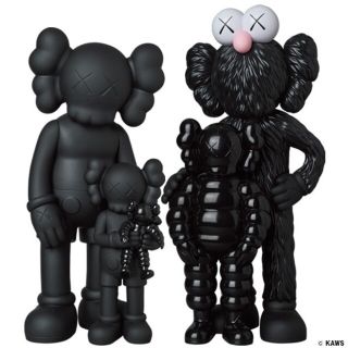 KAWS FAMILY BLACK カウズ ファミリー ブラック ベアブリック(その他)