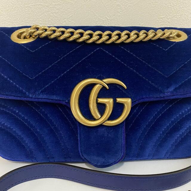 大きな取引 Gucci グッチ GGマーモント チェーンショルダーバッグ